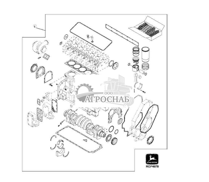 4601 Engine Short Block 